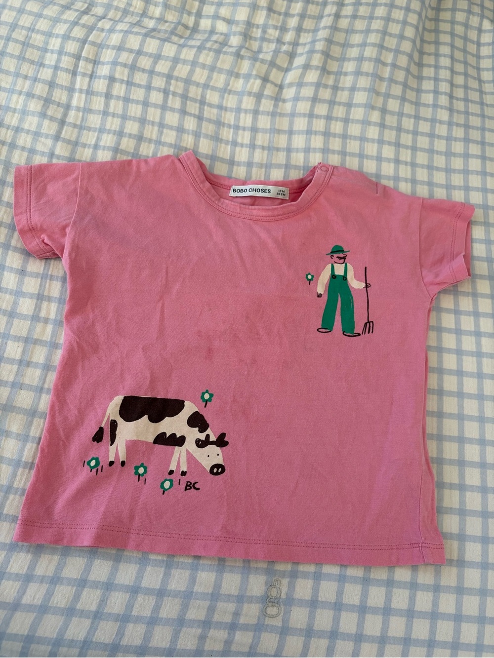 Bobo Choses Pink Kids' Farm Graphic Tee - Picture 6 of 8